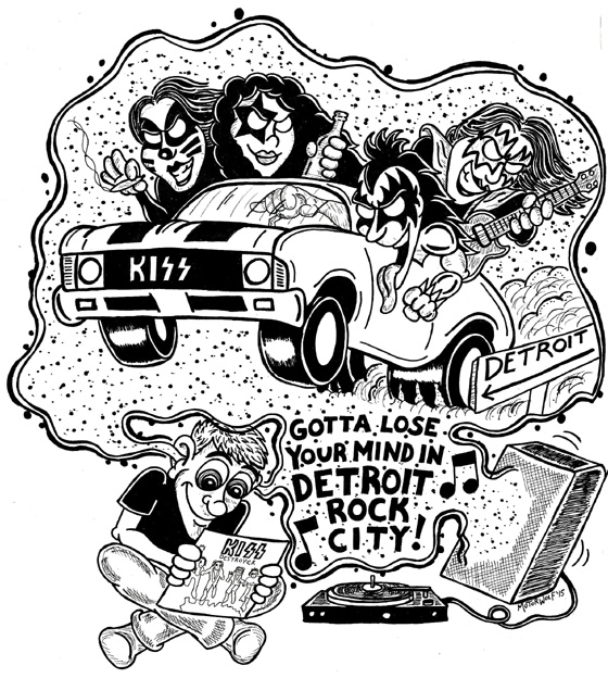 Doug Cole - KISS 'Detroit Rock City' web